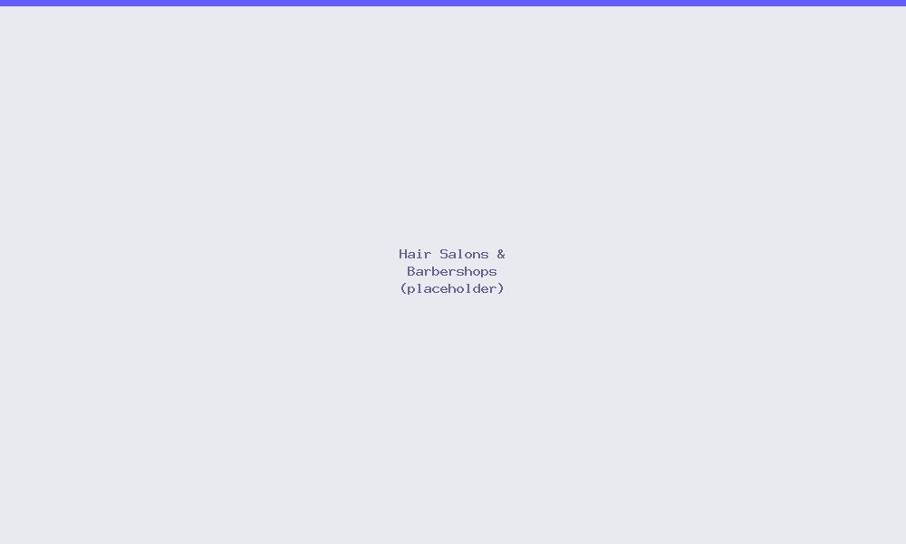 Hair Salons & Barbershops