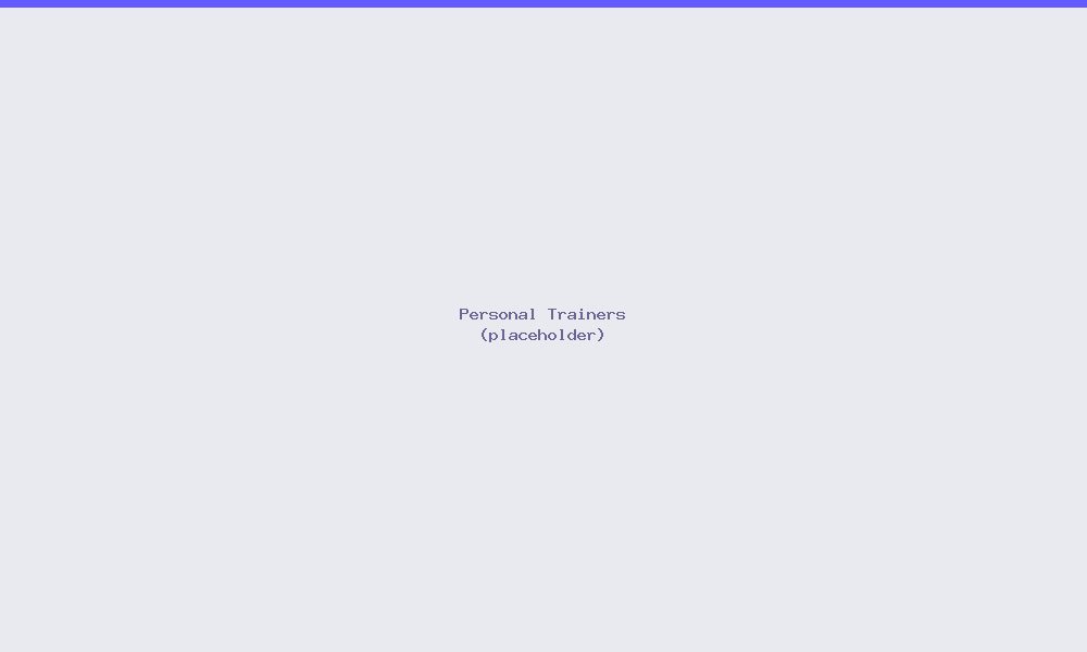 Personal Trainers