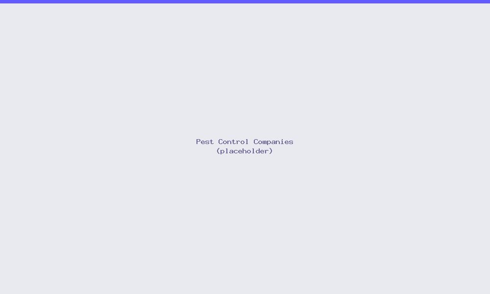 Pest Control Companies