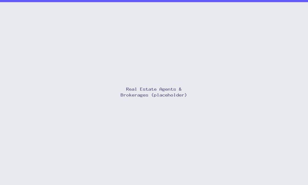 Real Estate Agents & Brokerages