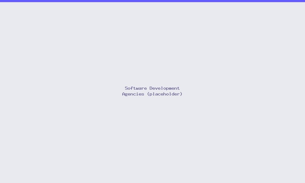 Software Development Agencies